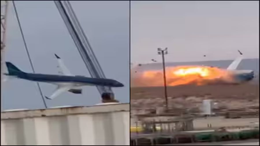 কাজাখস্তানে যাত্রীবাহী বিমান বিধ্বস্ত, বহু হতাহতের শঙ্কা